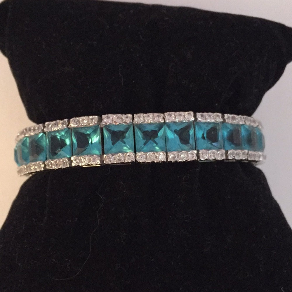 Sterling silver w/ CZ Stones tennis bracelet